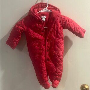 Pink Quilted Kids One Piece
